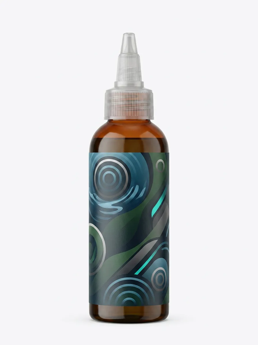 Fishing Bait Scent Reviver Ripple Pattern Scent Bottle
