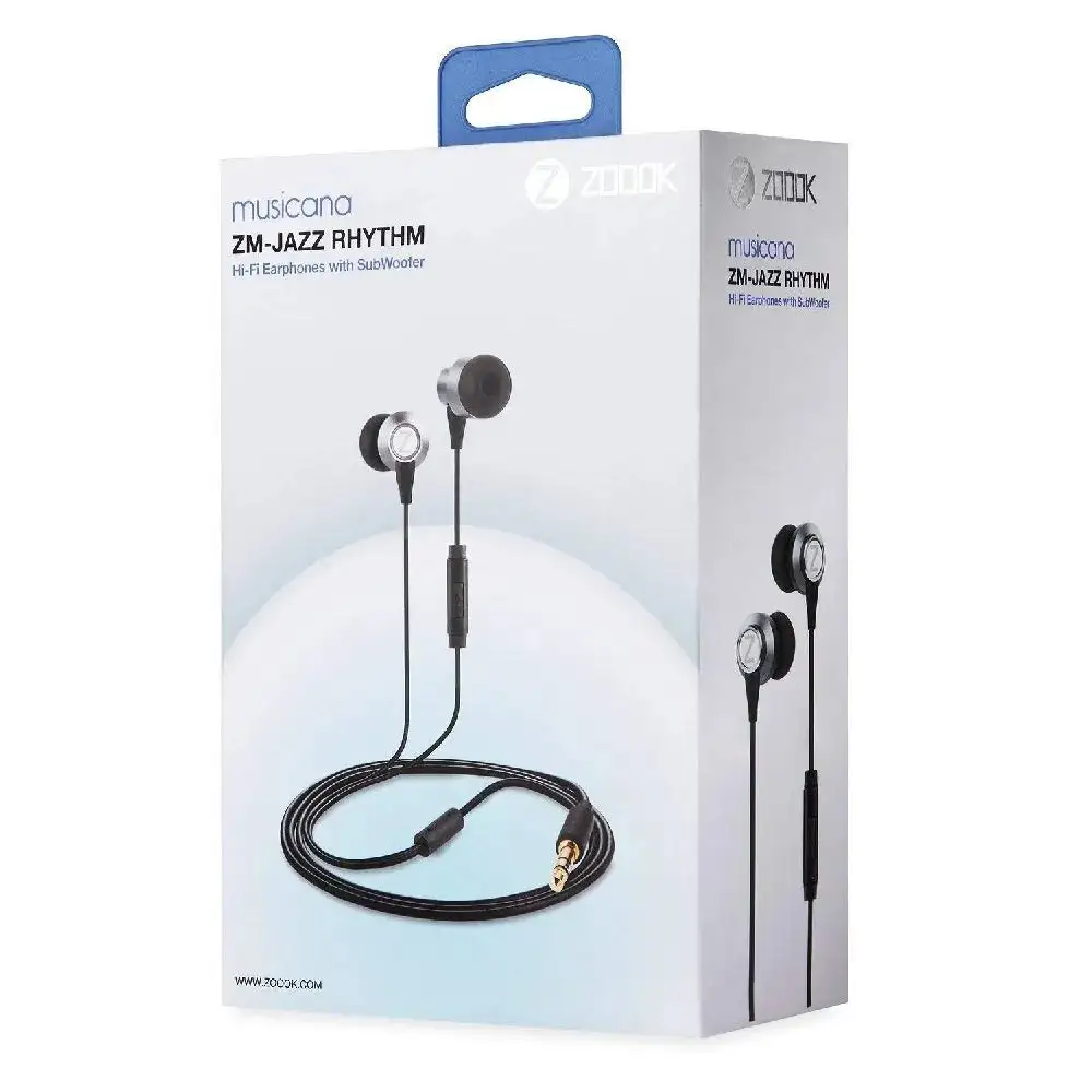 ZM-JAZZ RHYTHM Hi-Fi Earphones with SubWoofer - ZOOOK musicana