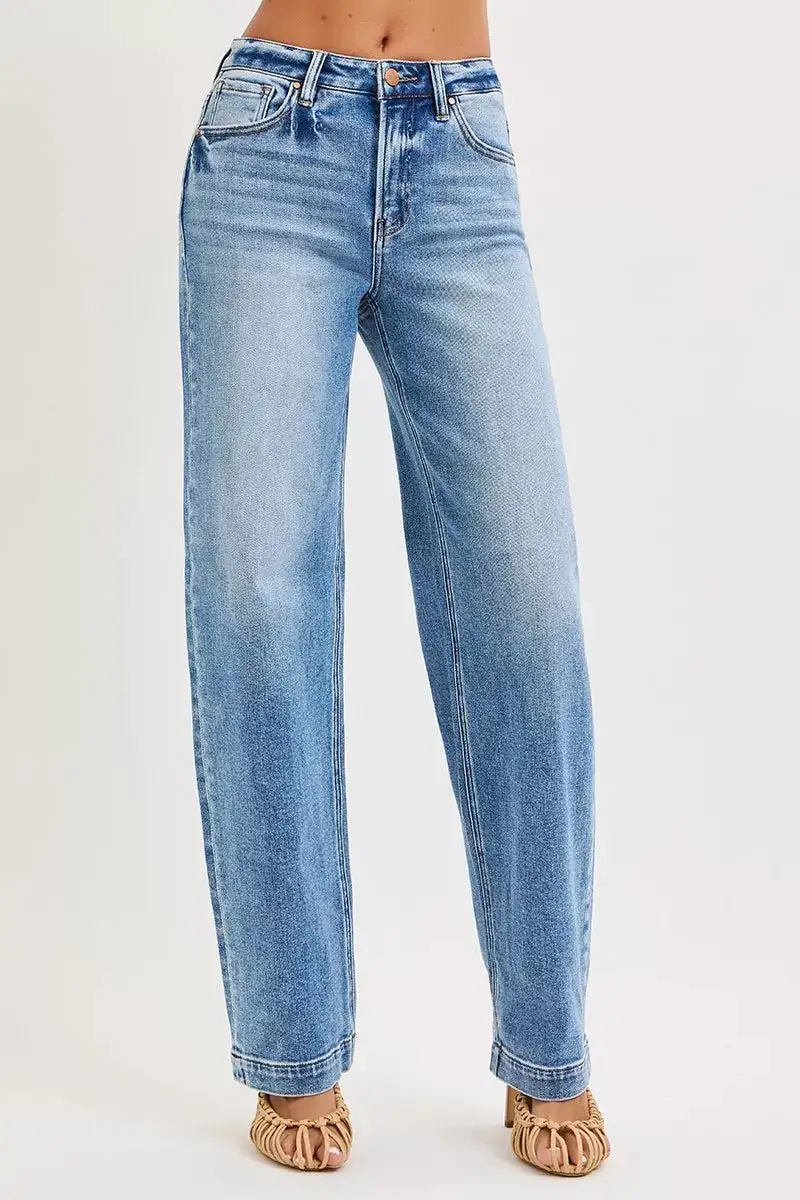 High Rise Wide Baggy Jeans
