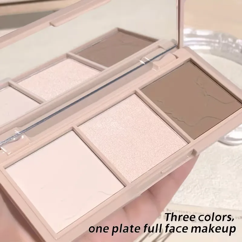 3-in-1 Contour & Highlighter Palette