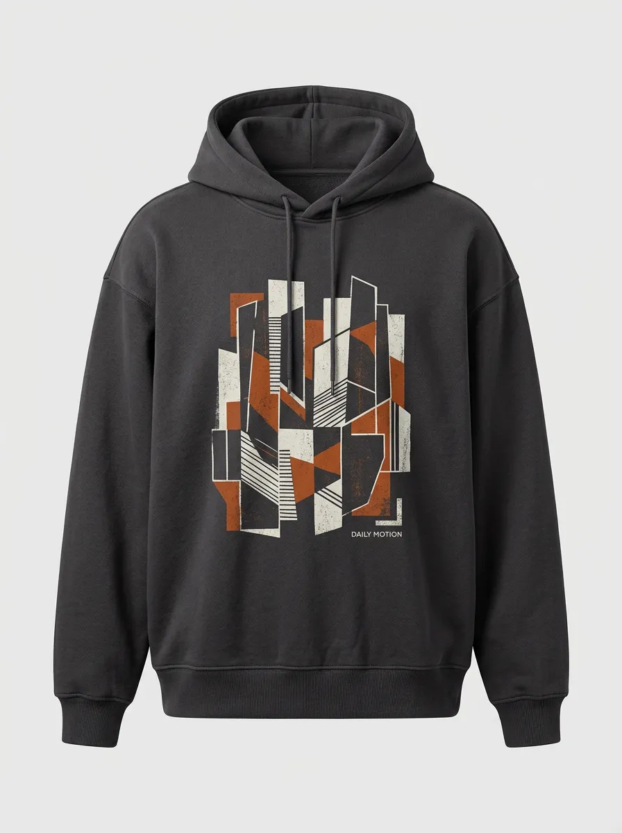 Abstract Geometric Motion Hoodie