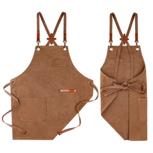 Versatile Canvas Crossback Kitchen Work Apron