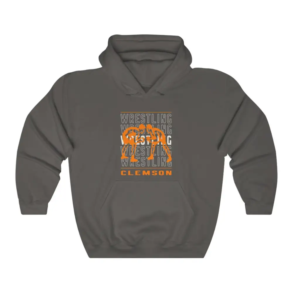 Relaxed Player Wrestling Graphic Pullover Hoodie