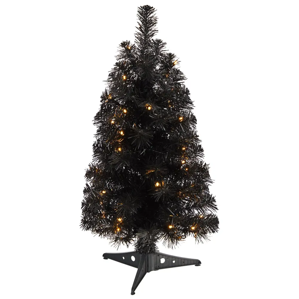 Artificial Christmas Tree with LED Lights and Bendable Branches Decor Display