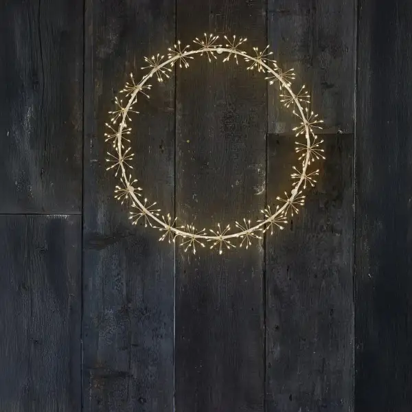 LED Illuminated Decorative Wreath