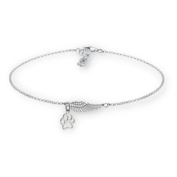 Paw Angel Wing Bracelet