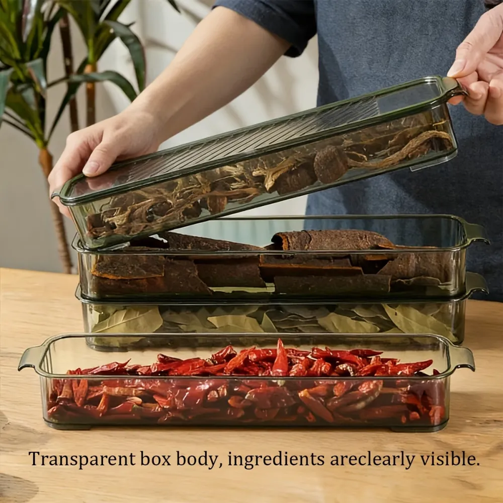 3 Pcs Kitchen Spice Organizer Box
