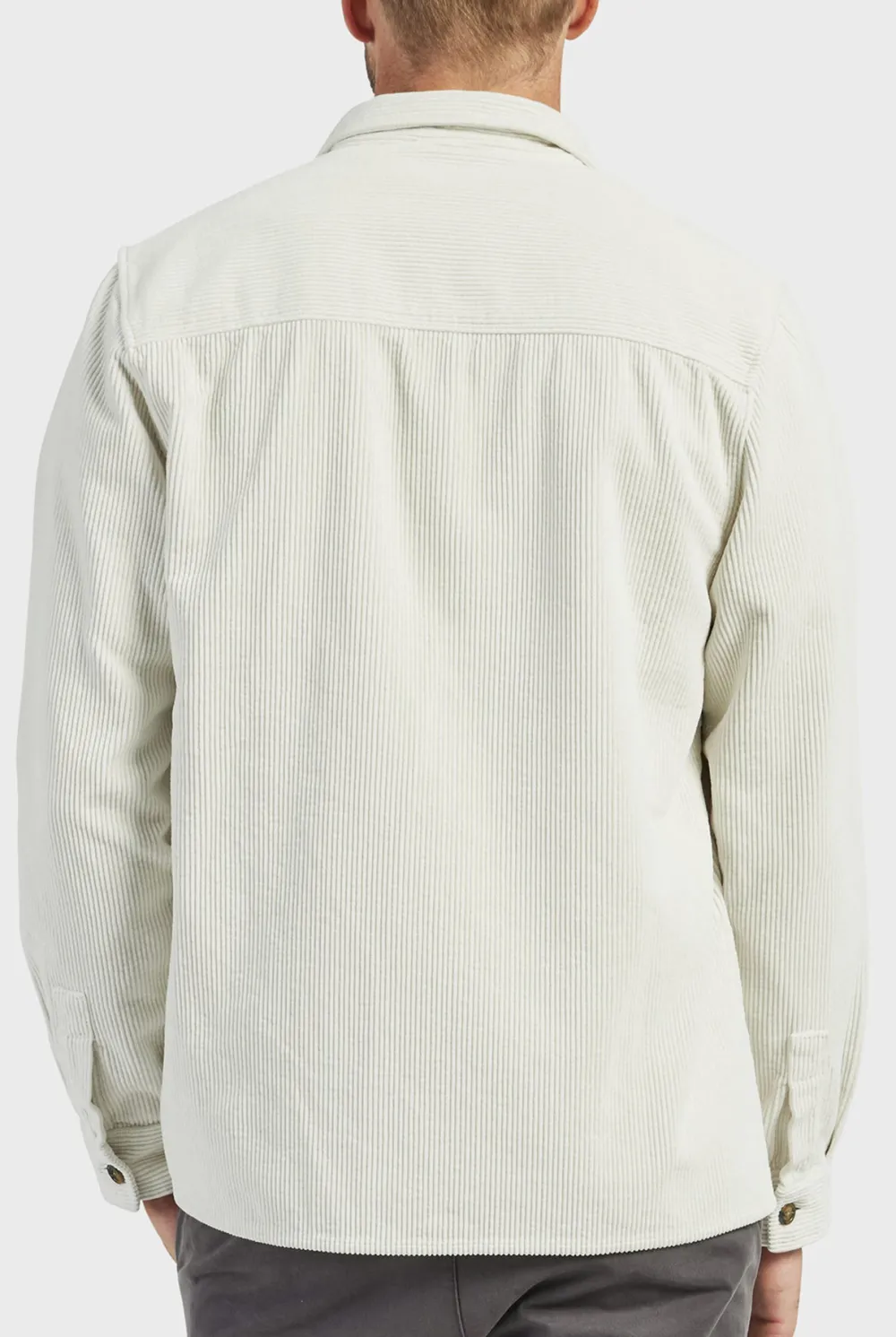 Textured Corduroy Casual Overshirt