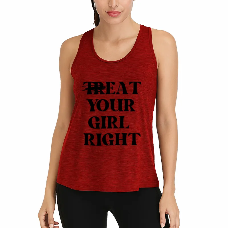 Treat Your Girl Right Athletic Tank