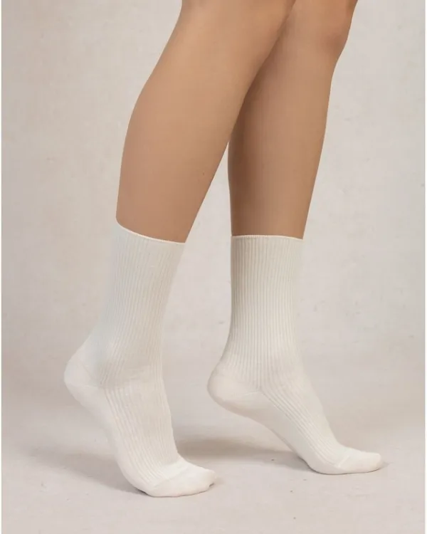 Cotton Ribbed Socks