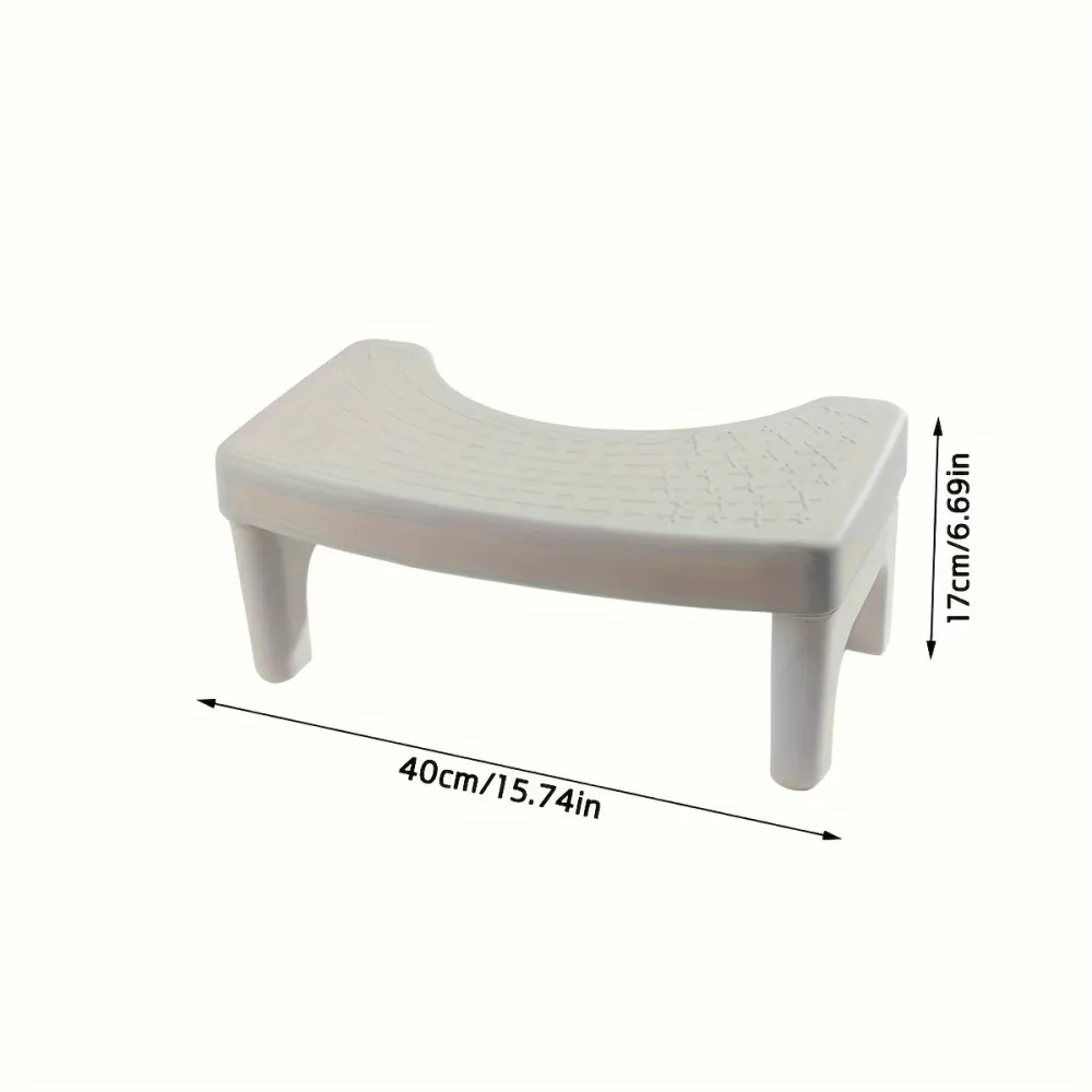Curved Design Toilet Stool