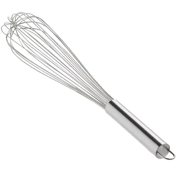 Space-Saving Stainless Steel Piano Whip Whisk