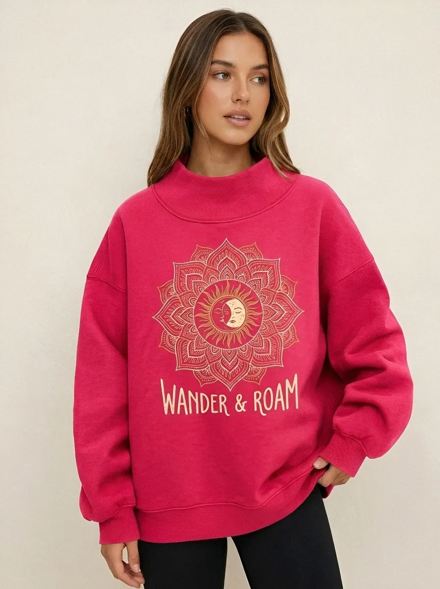 Boho Wander Roam Sweatshirt