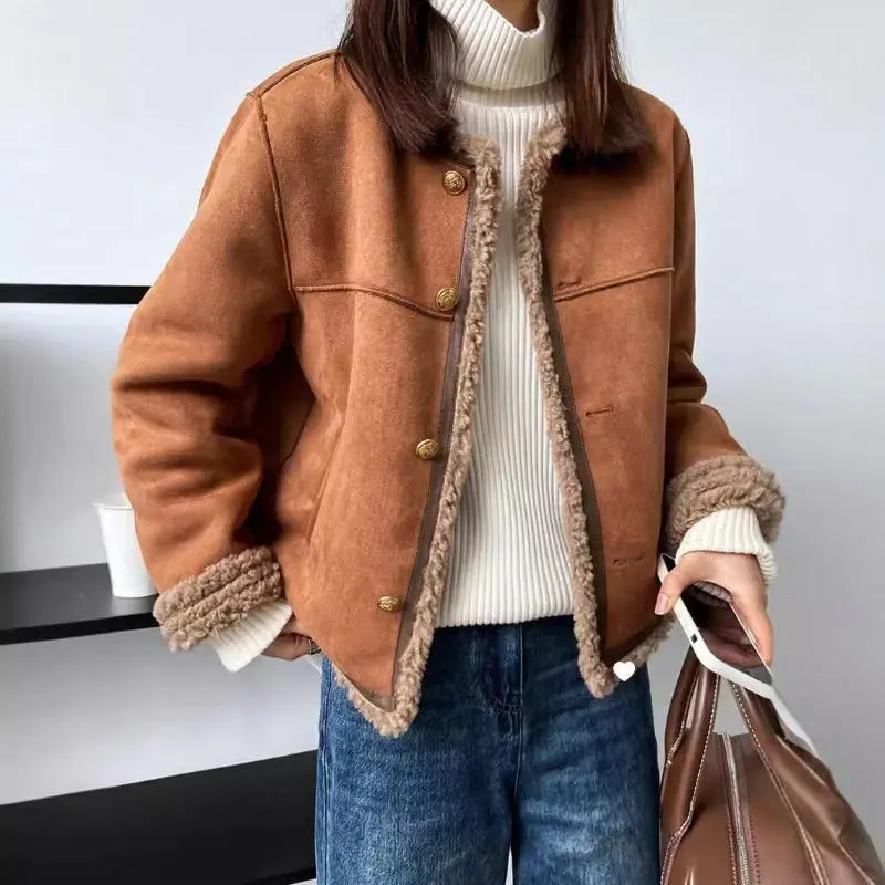 Suede Cotton Jacket
