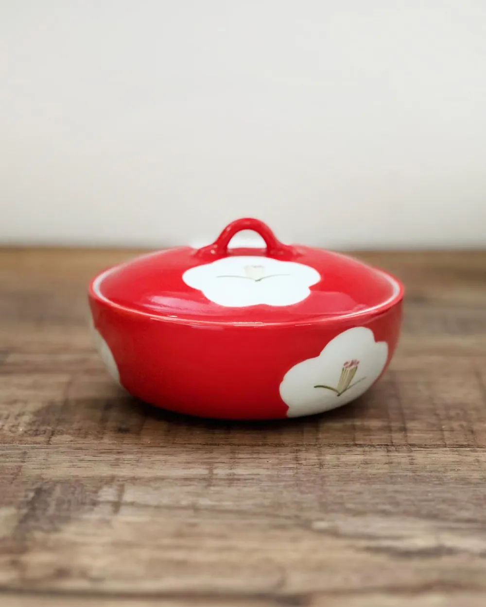 Plum Blossom Lidded Storage Bowl