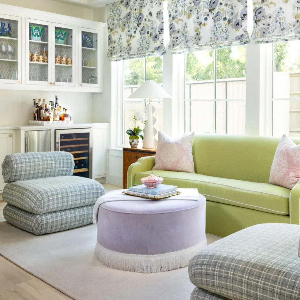 Upholstered Accent Ottoman
