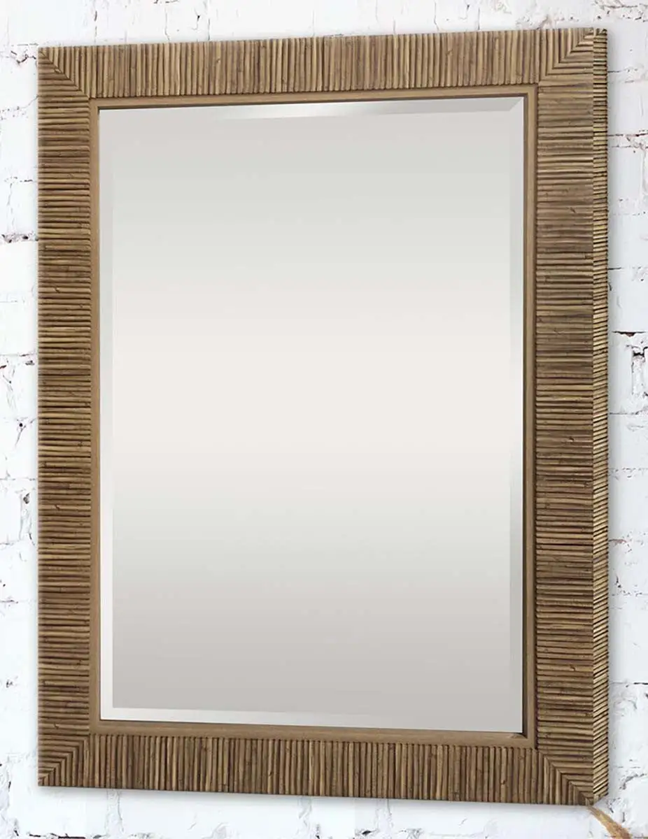 Rattan Texture Wall Mirror