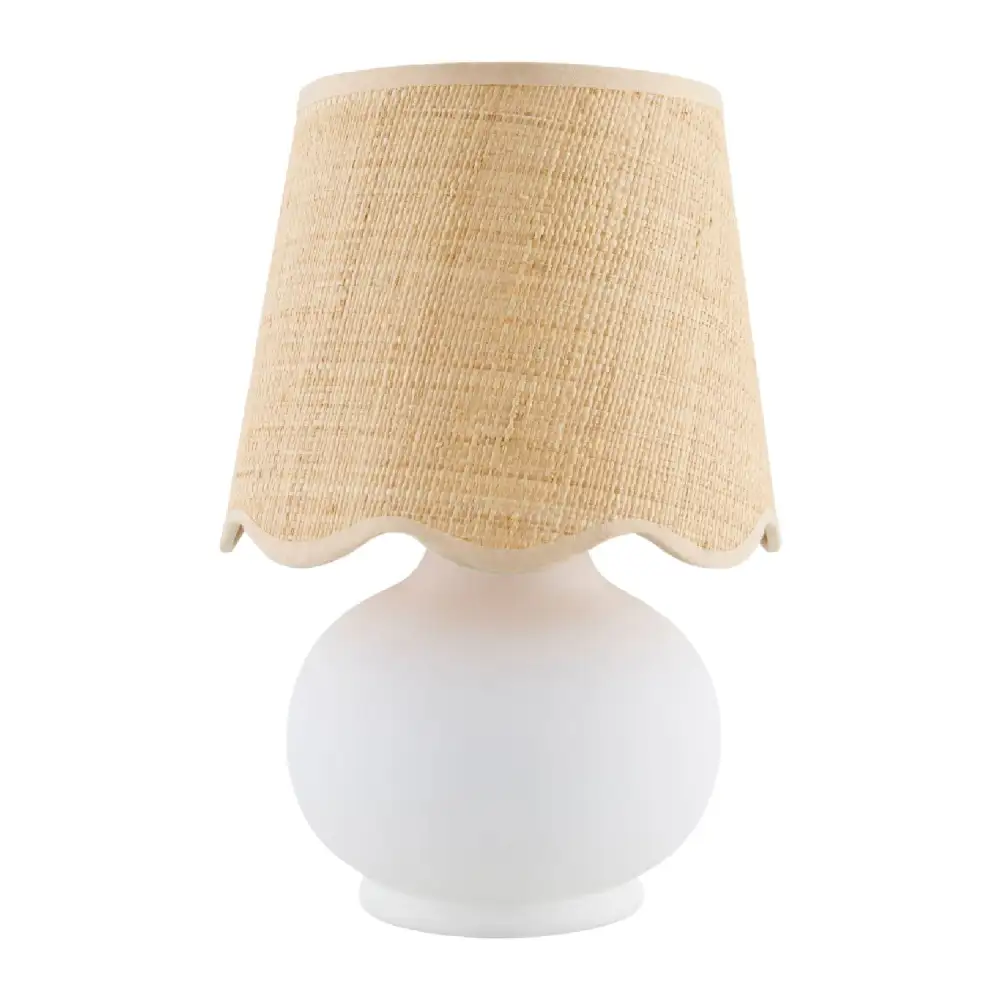 Raffia Table Lamp