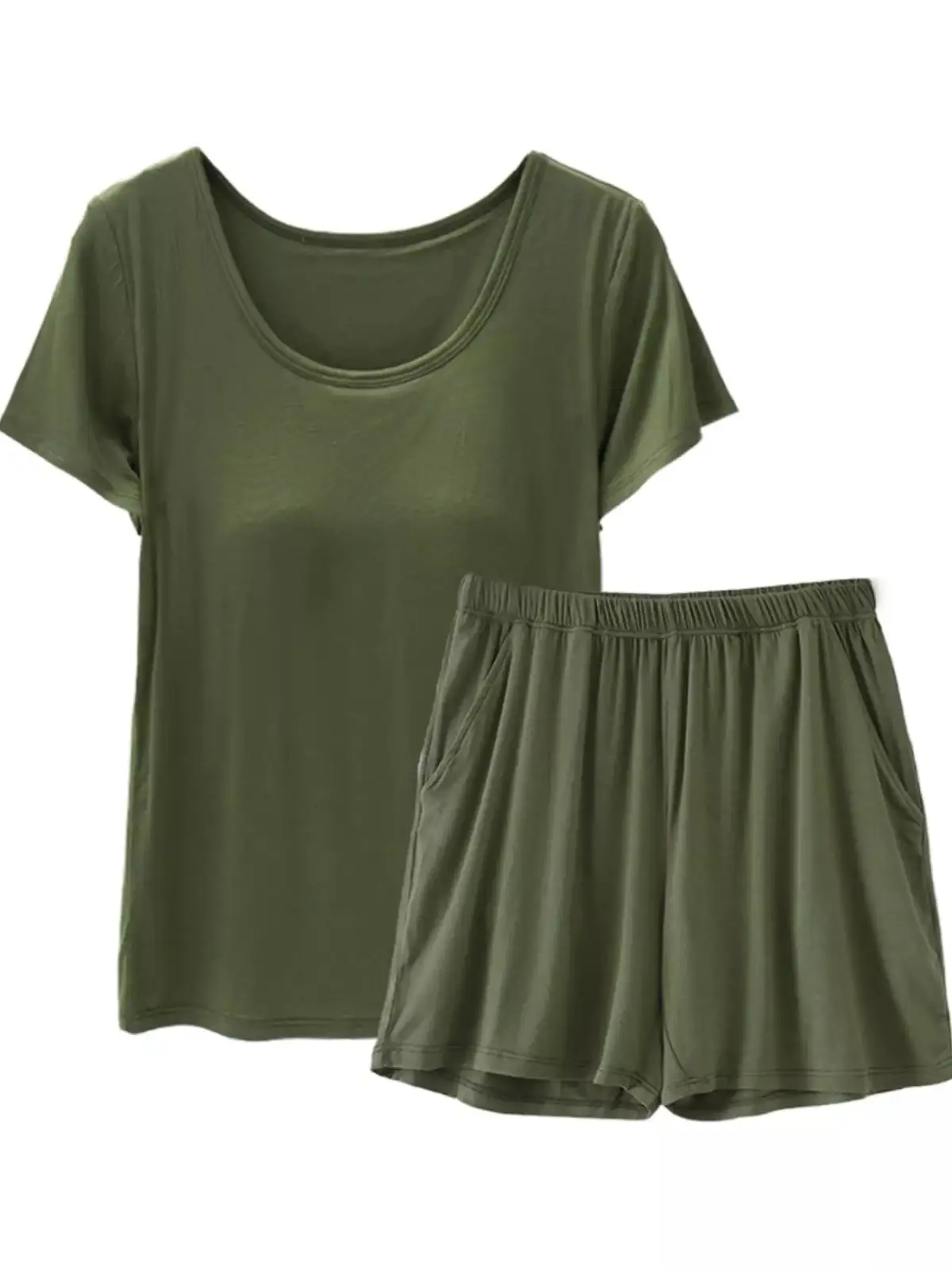 Relaxed Refined Pocketed Shirt and Shorts Matching Set
