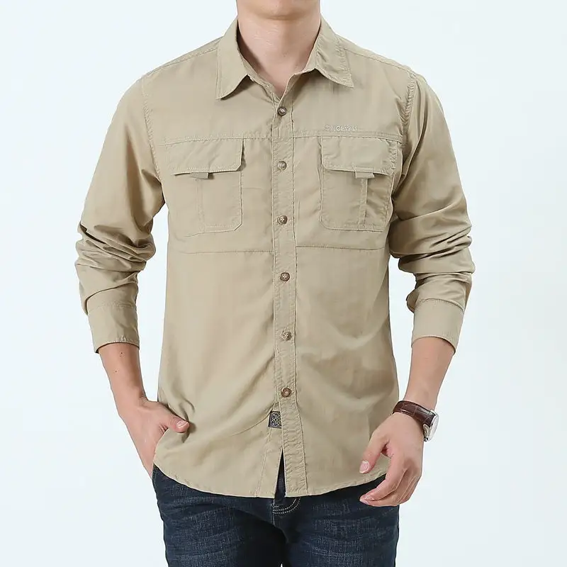 Men's Trekking Shirt With Utility Pockets