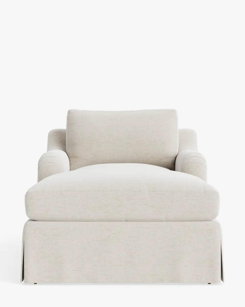 Traditional Wood Chaise