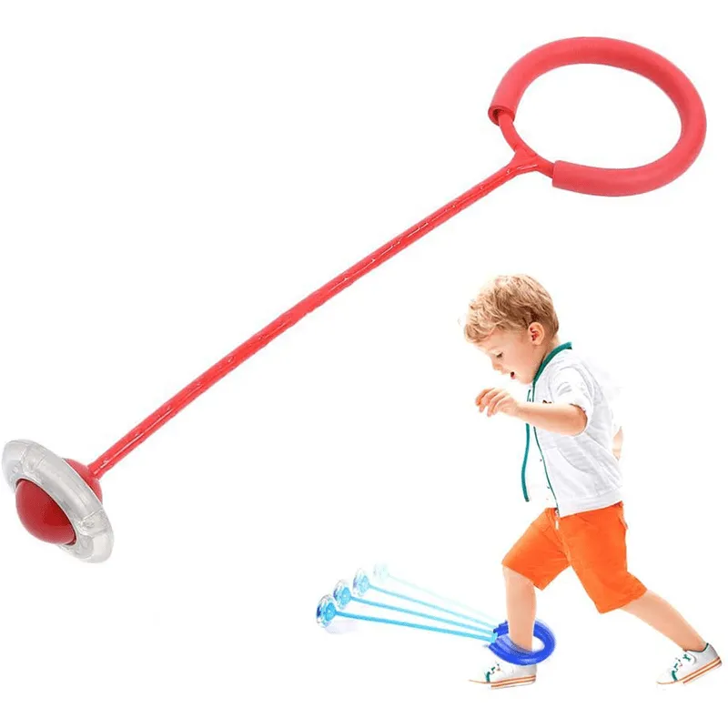 Jumping Ring Skipping Toys for Kids/ Led White