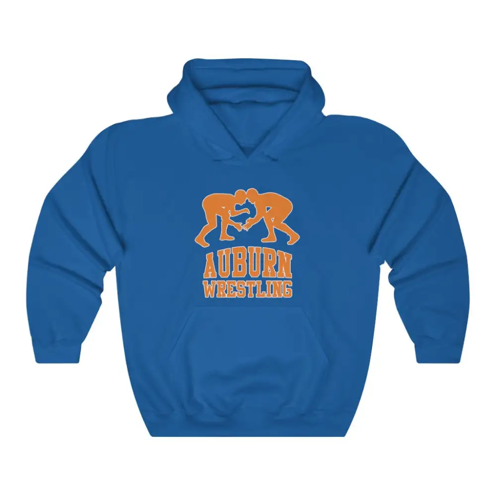 Relaxed Statement Print Wrestling Graphic Pullover Hoodie