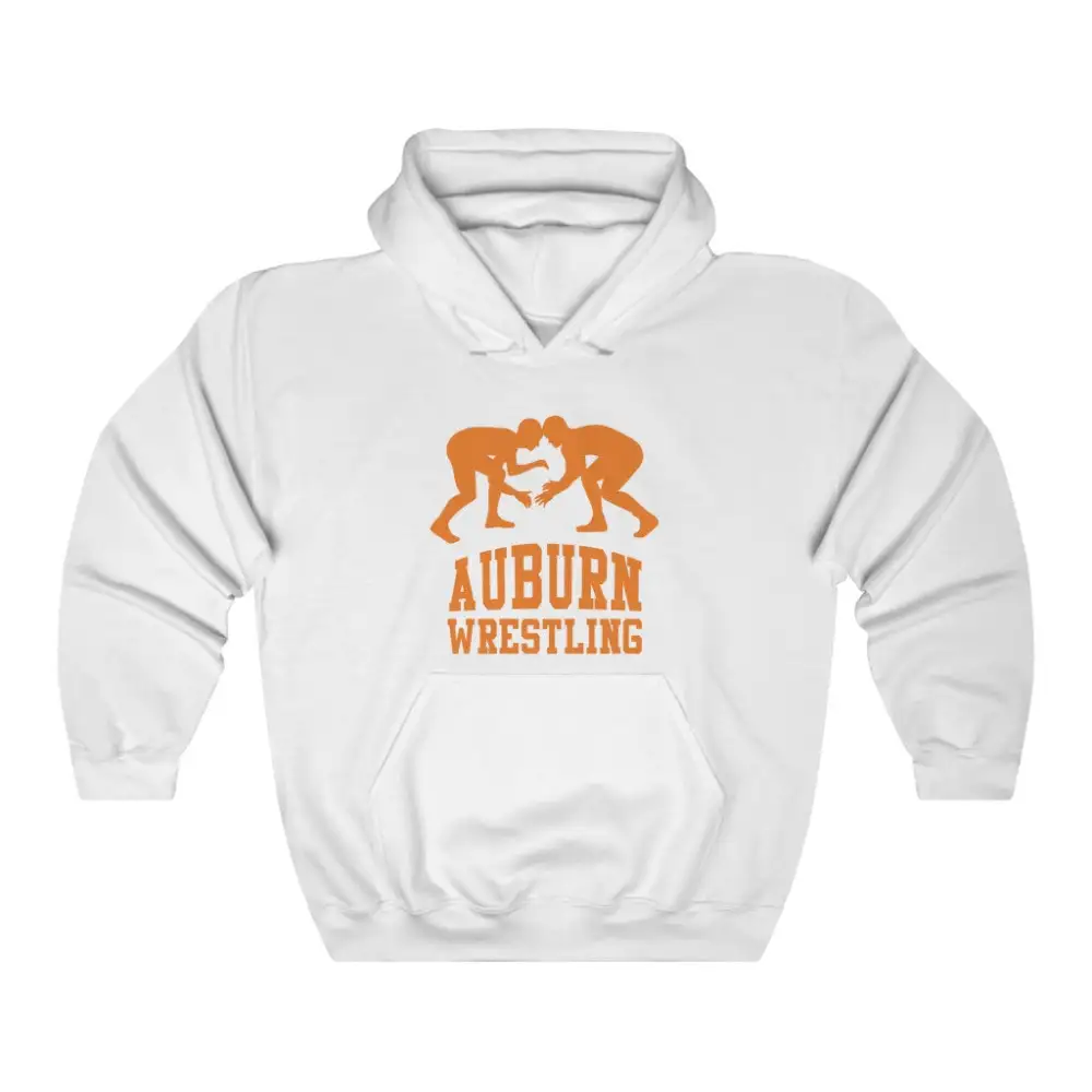 Relaxed Statement Print Wrestling Graphic Pullover Hoodie
