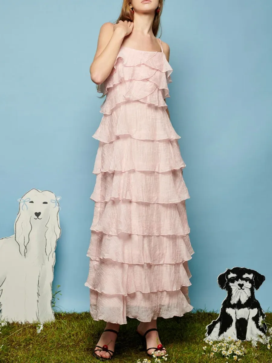 Ruffle Midi Dress