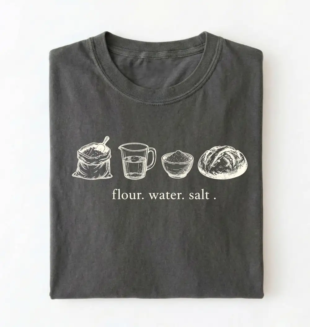 Flour Water Salt Graphic Cotton Tee