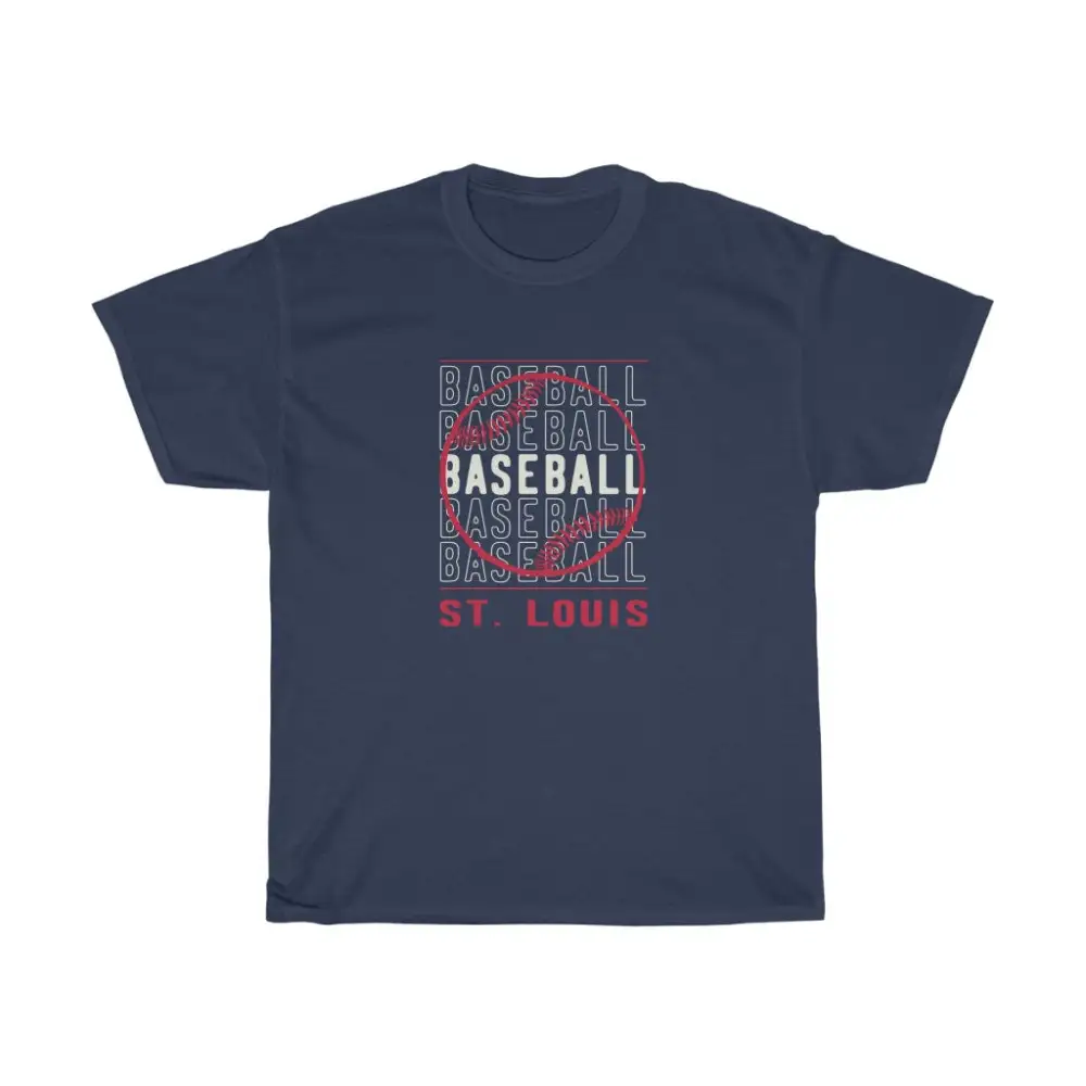 Baseball St. Louis with Baseball Graphic T-Shirt