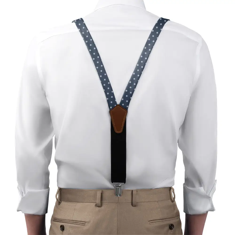 York Dots Pattern Suspenders