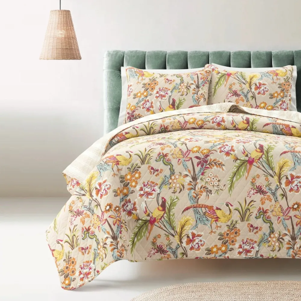 Everyday Cotton Polyester Quilt Bedding Set