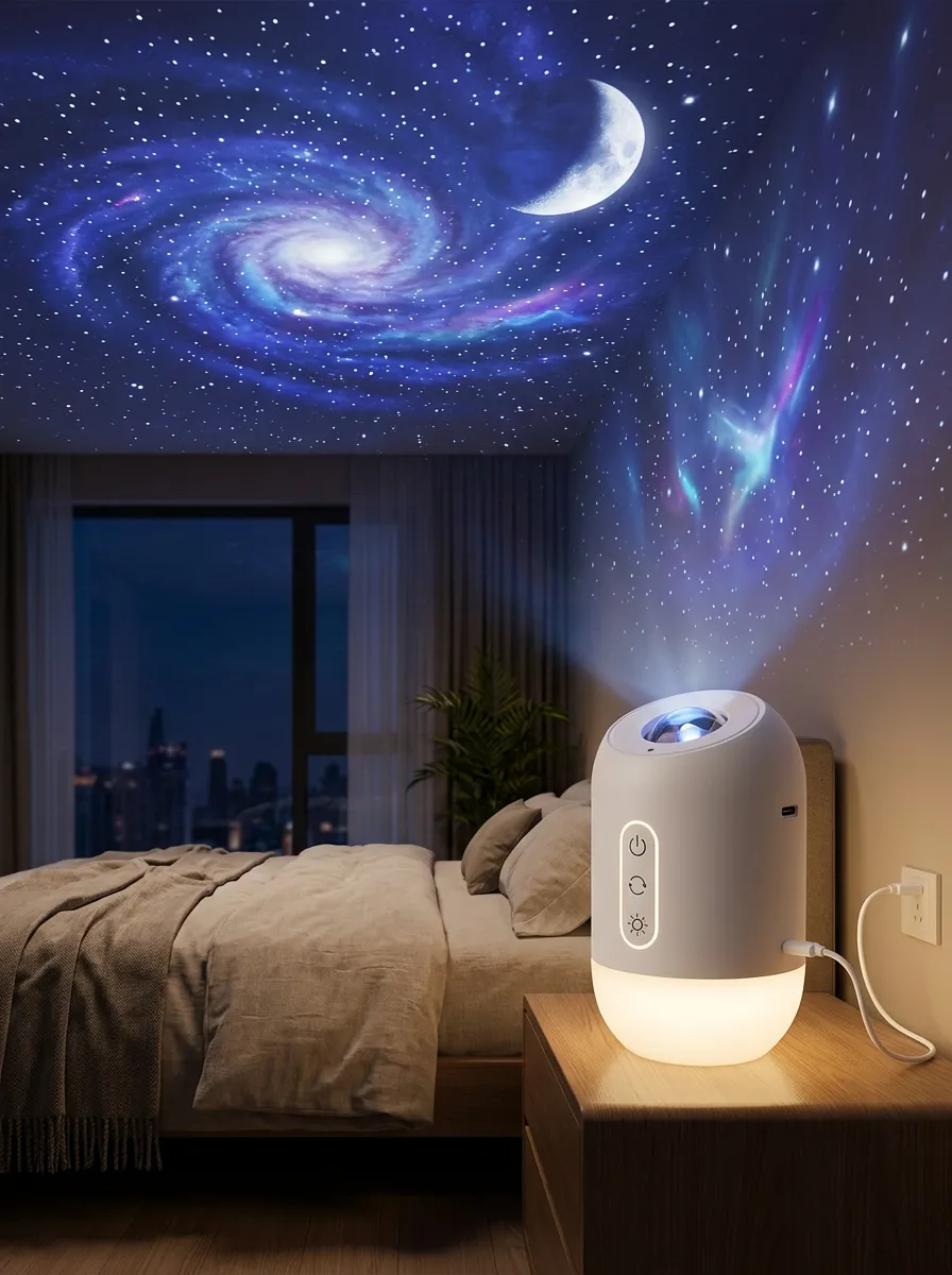 Galaxy Moon Starry Sky Projector Night Light