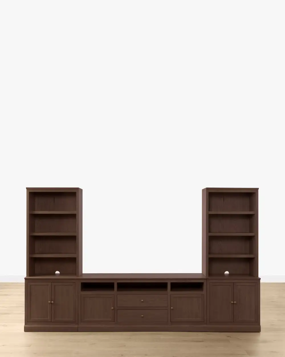 Storage Oak Media Console