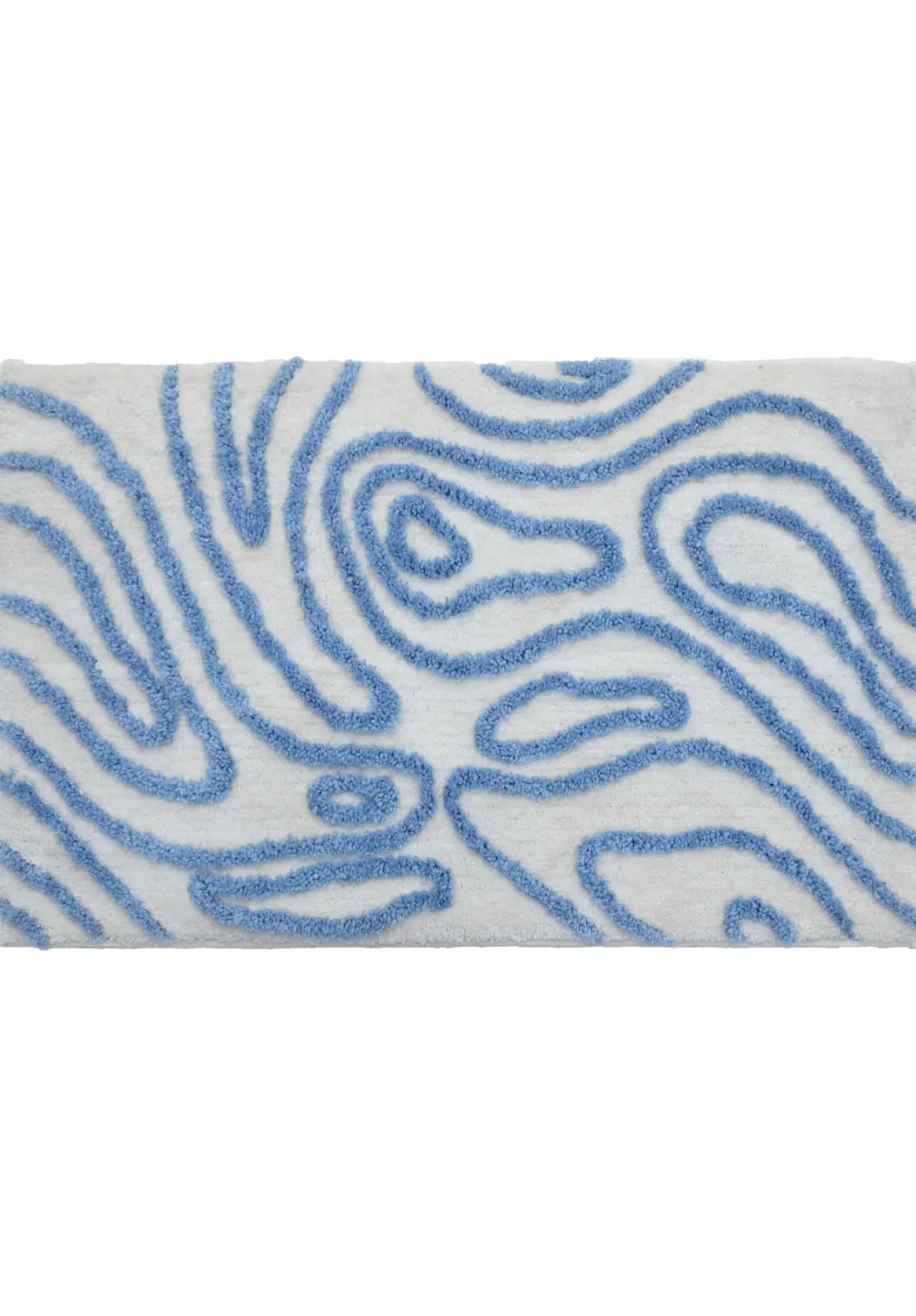 Everyday Geometric Cotton Bathroom Mat