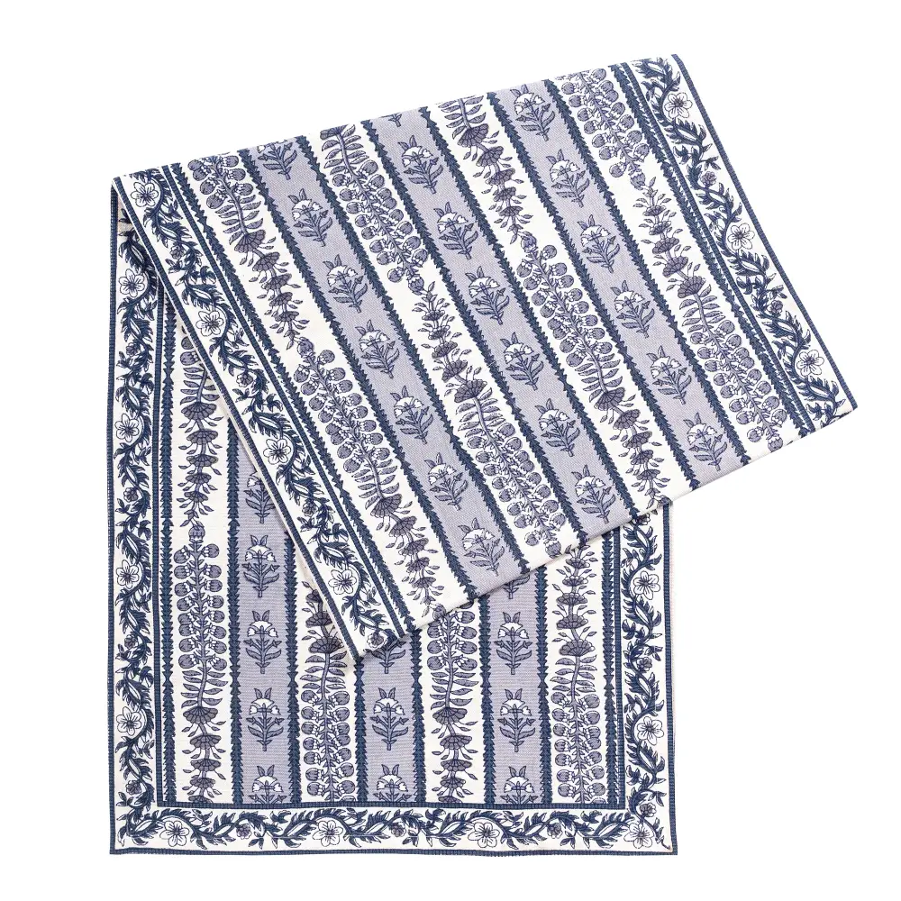 Delicate Botanical Cafe Table Runner
