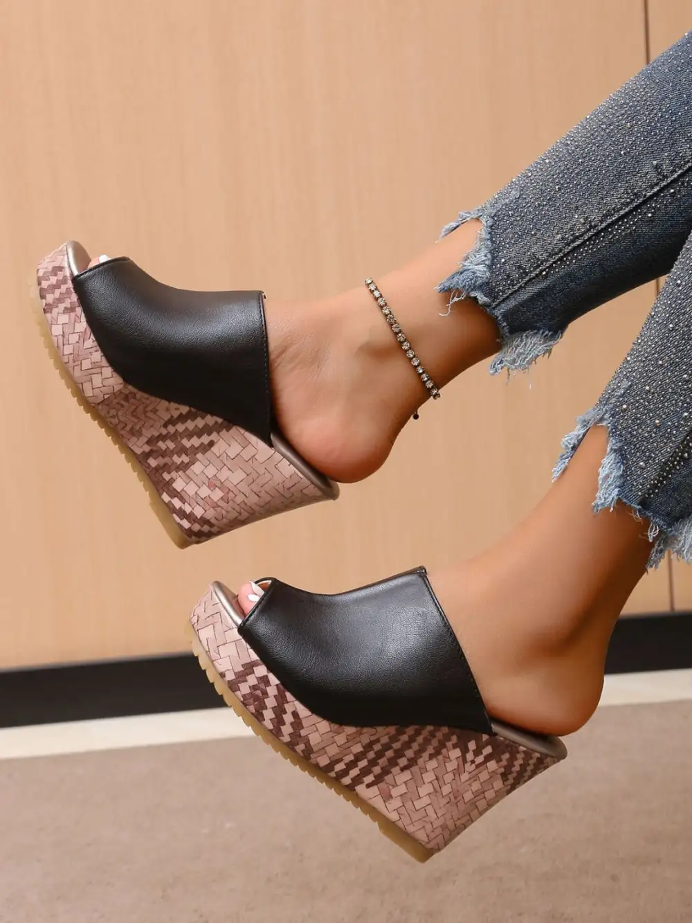 Heels Pu Sandals