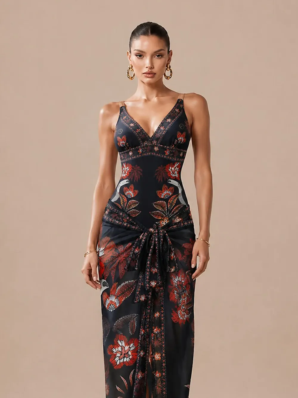 Penelope Printed Swimsuit Set