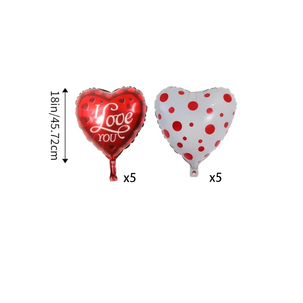 Polka Dot Heart Balloon