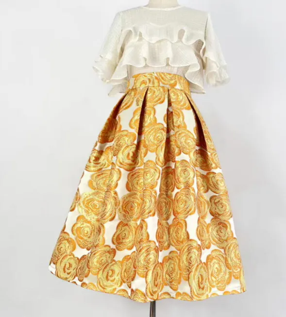 Graceful Promenade Everyday Casual Skirt