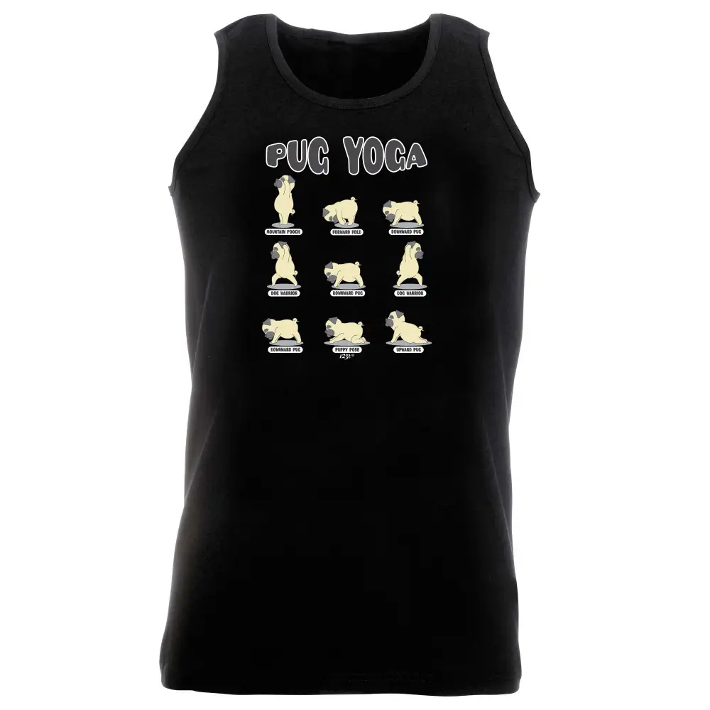 Pug Yoga Graphic Tank Top