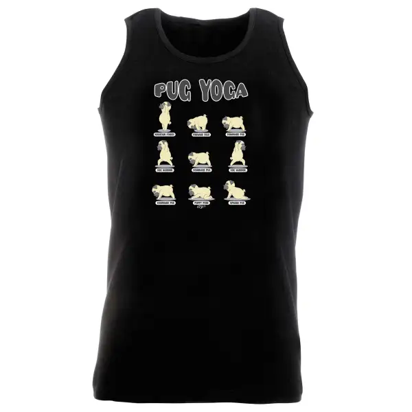 Pug Yoga Graphic Tank Top