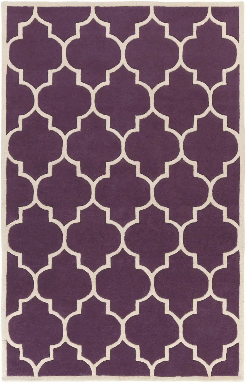 Coordinated Contemporary Hand Tufted Wool Area Rug