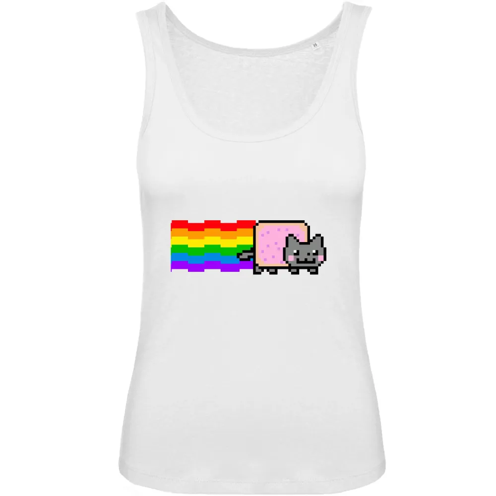 Pixel Cat Graphic Tank