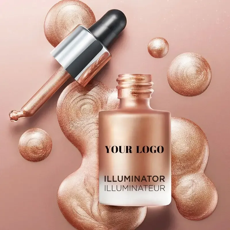 Face & Body Liquid Highlighter Sparkling Brighten Glow Skin