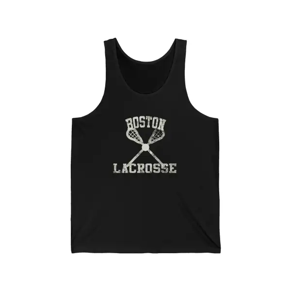 Clean Lacrosse Graphic Sleeveless Tank Top