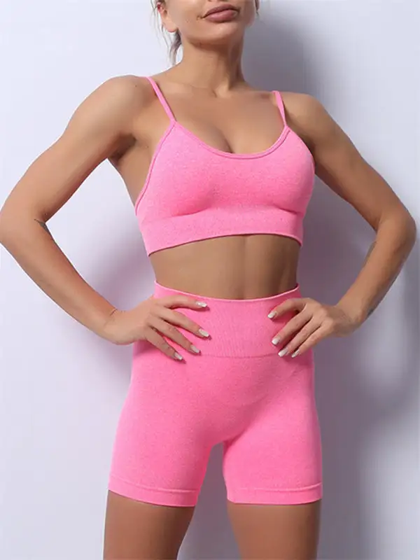 Refined Seamless Two-Piece Sports Set