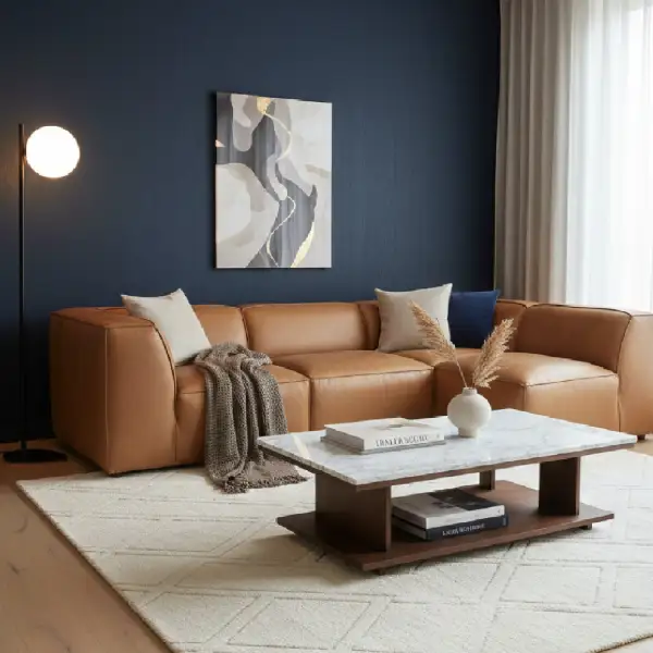 Modern Sectional Leather Sectional Sofa