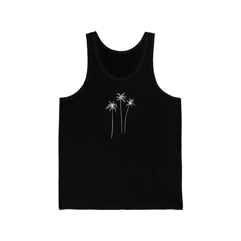 3 Palm Trees Designer Tank Top